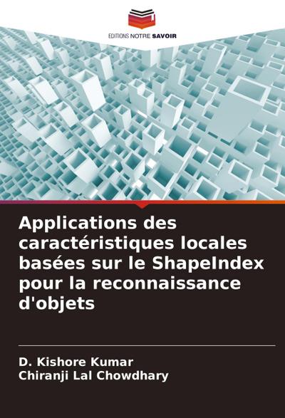 Applications des caractéristiques locales basées sur le ShapeIndex pour la reconnaissance d’objets