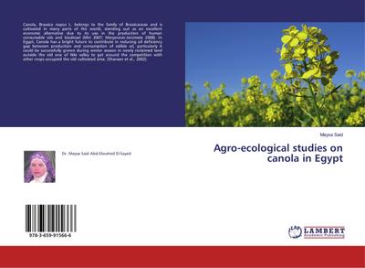 Agro-ecological studies on canola in Egypt