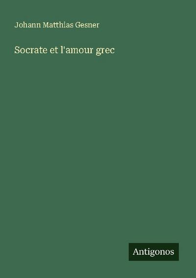 Socrate et l’amour grec