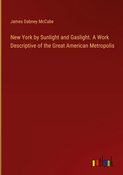 New York by Sunlight and Gaslight. A Work Descriptive of the Great American Metropolis