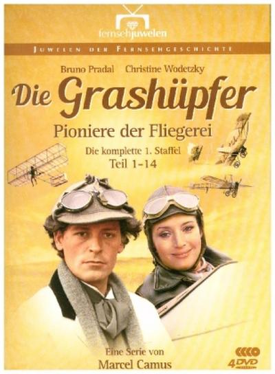 Die Grashüpfer - Pioniere der Fliegerei - Staffel 1 (Folgen 1-14) (4 DVDs)
