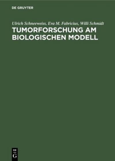 Tumorforschung am biologischen Modell
