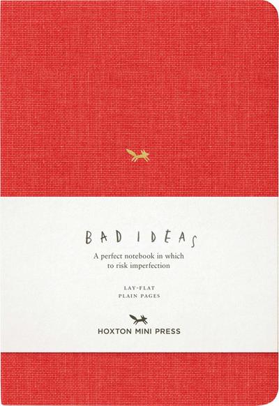 A Notebook for Bad Ideas (Red/Unlined)