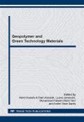 Geopolymer and Green Technology Materials