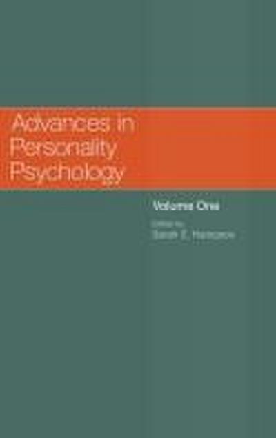 Advances in Personality Psychology