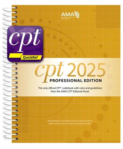CPT Professional 2025 and CPT Quickref App Bundle