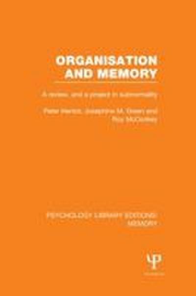 Organisation and Memory (PLE