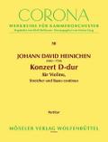 Konzert D-Durfür Violine, Streicher und Bc