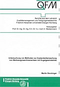 Untersuchung von Methoden zur Zustandsüberwachung 