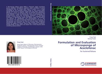 Formulation and Evaluation of Microsponge of Aceclofenac