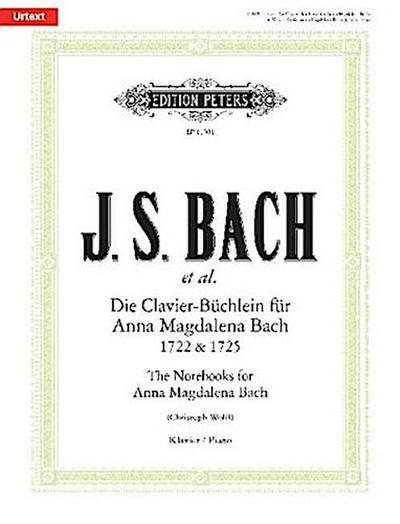 Die Clavier-Büchlein für Anna Magdalena Bach 1722 & 1725 -Urtext- (Auswahlausgabe · Selected Pieces)