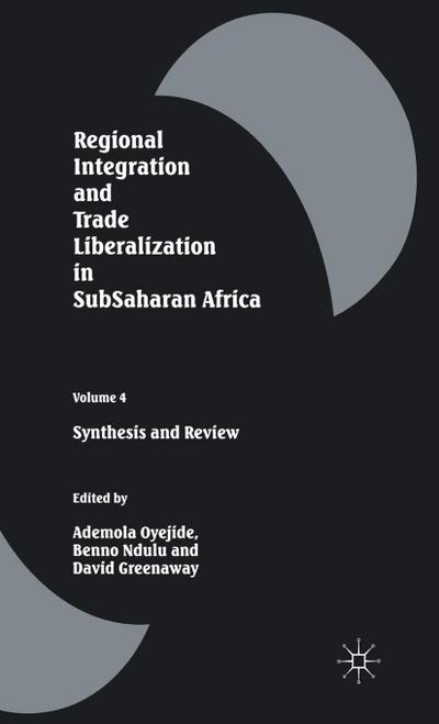 Regional Integration and Trade Liberalization in Subsaharan Africa