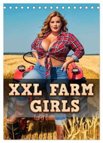 XXL Farm Girls (Tischkalender 2026 DIN A5 hoch), CALVENDO Monatskalender