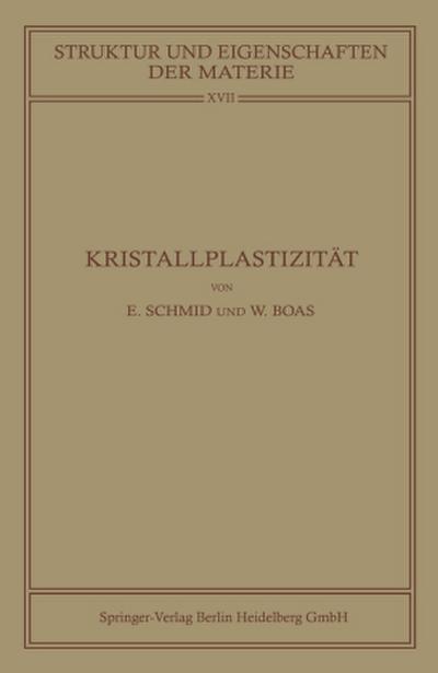 Kristallplastizität