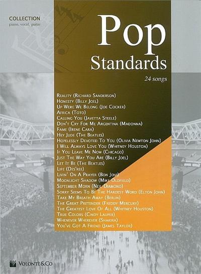 Pop Standards, für Klavier und Gesang