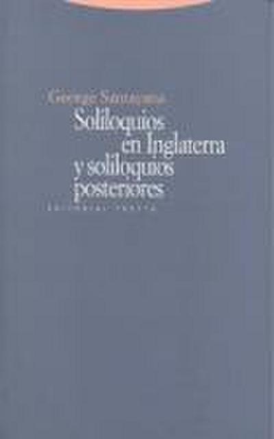 Soliloquios en Inglaterra y soliloquios posteriores