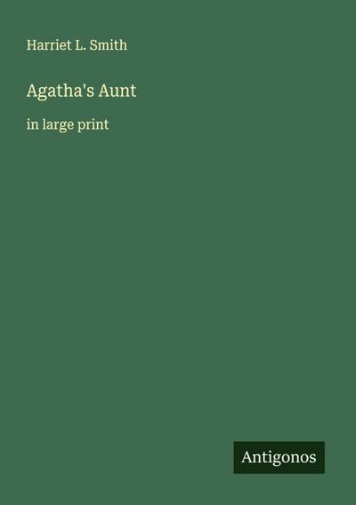 Agatha’s Aunt