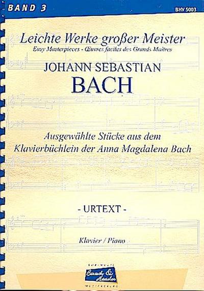 Ausgewählte Stücke aus dem Klavierbüchlein der Anna Magdalenafür Klavier