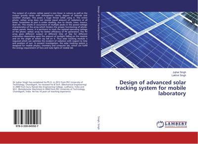 Design of advanced solar tracking system for mobile laboratory
