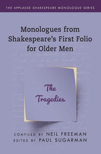 Monologues from Shakespeare’s First Folio for Older Men