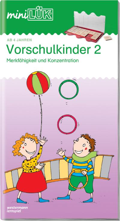 miniLÜK-Übungshefte: miniLÜK: Kindergarten/Vorschule: Vorschulkinder 2: Merkfähigkeit und Konzentration. Kindergarten/Vorschule (miniLÜK-Übungshefte: Kindergarten)