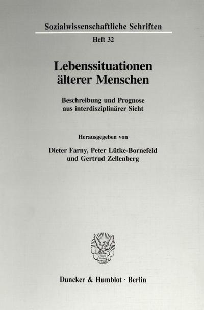 Lebenssituationen älterer Menschen.