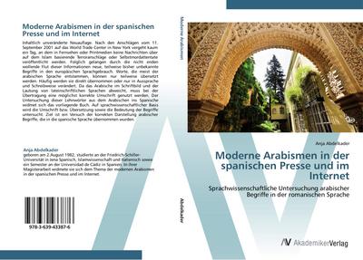 Moderne Arabismen in der spanischen Presse und im Internet