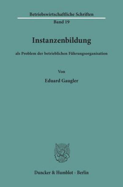 Instanzenbildung