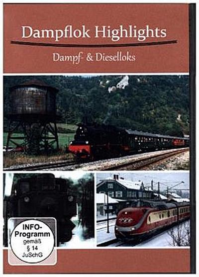 Dampf Highlights Dampf - & Dieselloks, 1 DVD