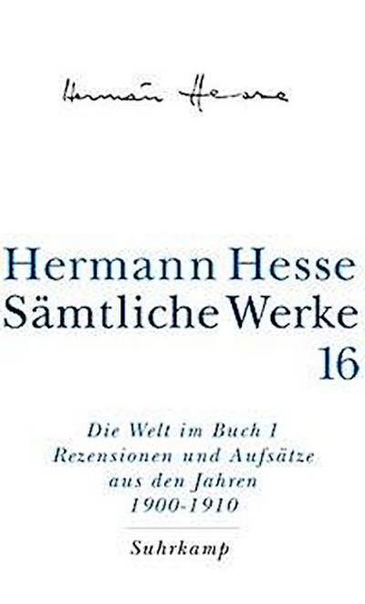 Hesse: Sämtl. Werke 16