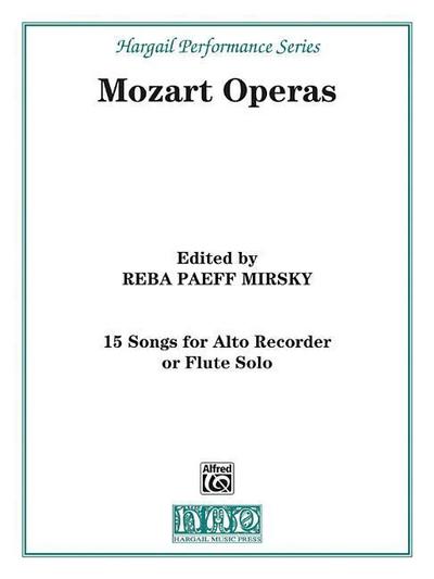 15 SONGS FROM THE OPERAS OF MO