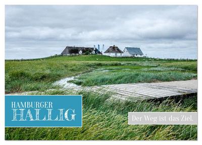 Hamburger Hallig - Der Weg ist das Ziel (Wandkalender 2026 DIN A4 quer), CALVENDO Monatskalender