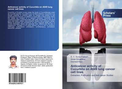 Anticancer activity of Cucurbita on A549 lung cancer cell lines