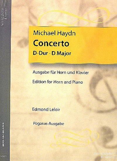 Concerto D-Dur für Horn und Orchesterfür Horn und Klavier