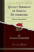 Quaint Sermons of Samuel Rutherford