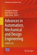 Advances in Automation, Mechanical and Design Engineering