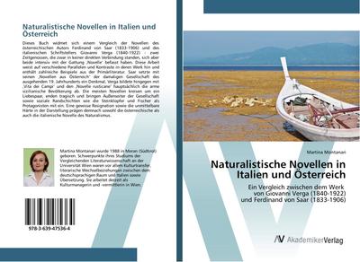 Naturalistische Novellen in Italien und Österreich - Martina Montanari