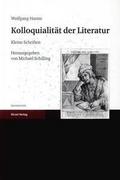Kolloquialität der Literatur