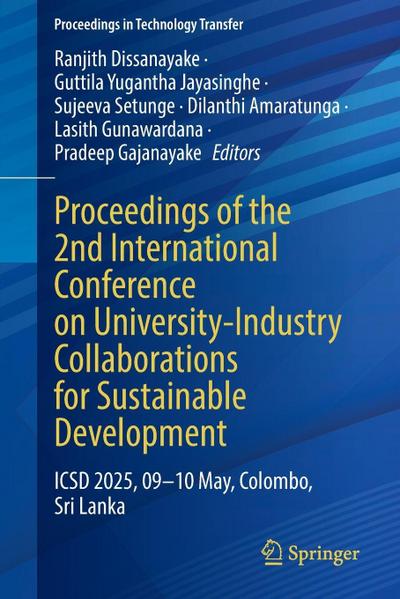 Proceedings of the 2nd International Conference on University-Industry Collaborations for Sustainable Development