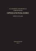 Allgemeiner Teil und die Operationen an der Oberen Extremität