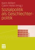 Sozialpolitik als Geschlechterpolitik