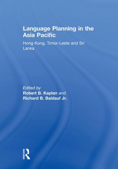 Language Planning in the Asia Pacific