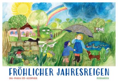 Postkartenbuch ’Fröhlicher Jahresreigen’