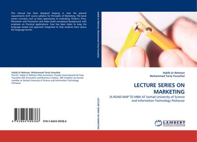 Lecture Series on Marketing