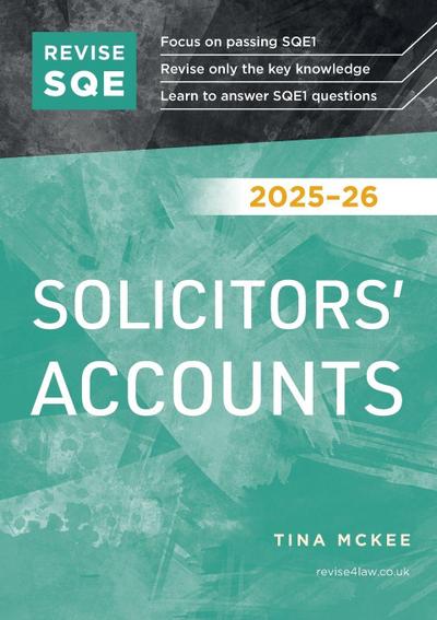Revise SQE Solicitors’ Accounts 2025-26