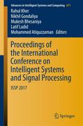 Proceedings of the International Conference on Intelligent Systems and Signal Processing