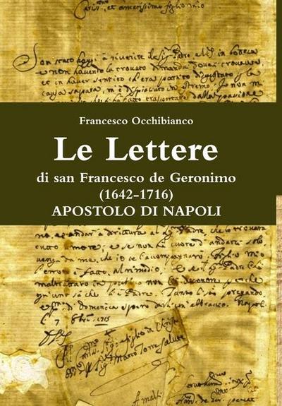 Le Lettere di san Francesco de Geronimo (1642-1716)