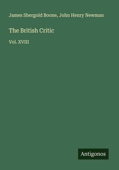 The British Critic