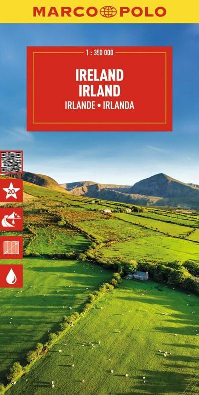 MARCO POLO Reisekarte Irland 1:350.000