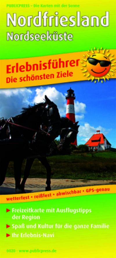 Publicpress Erlebnisführer Nordfriesland, Nordseeküste 1:150.000